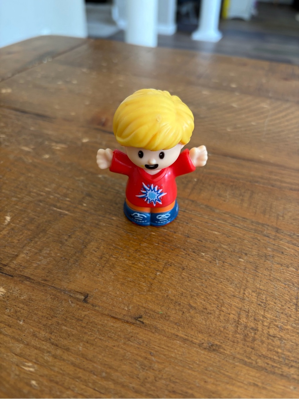 Fisher Price Little People Eddie fireworks shirt as is